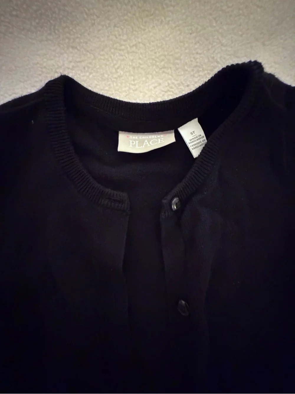 Black Sweater with Bow Pockets